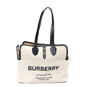 Burberry Cotton Soft Canvas Calfskin