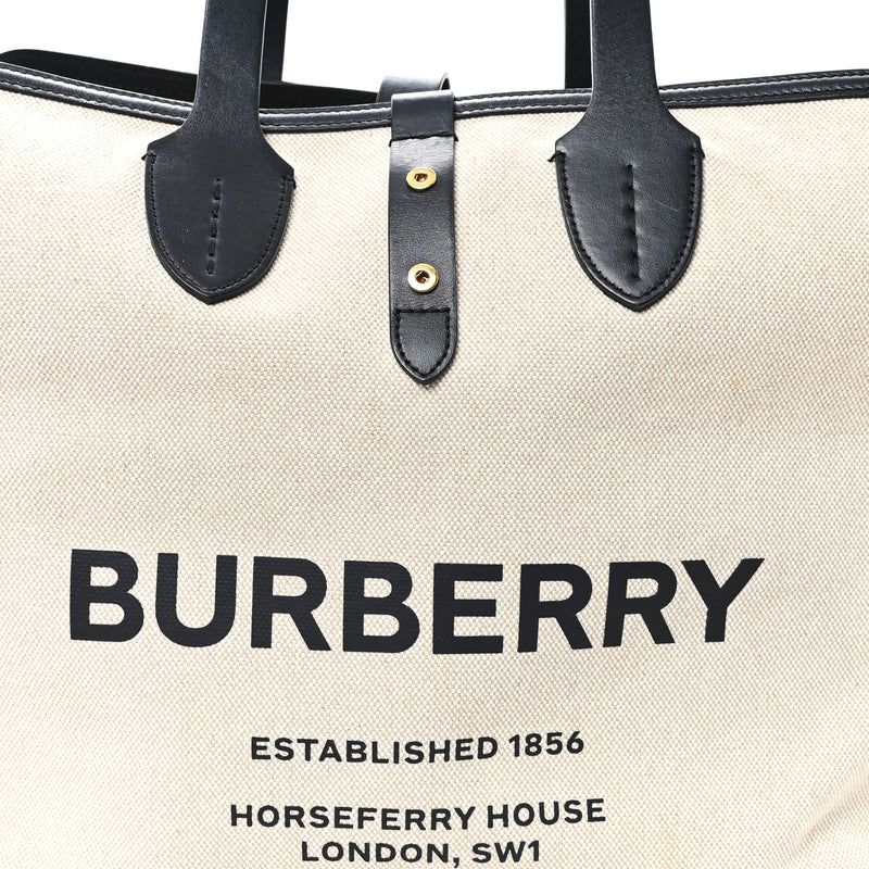 Burberry Cotton Soft Canvas Calfskin