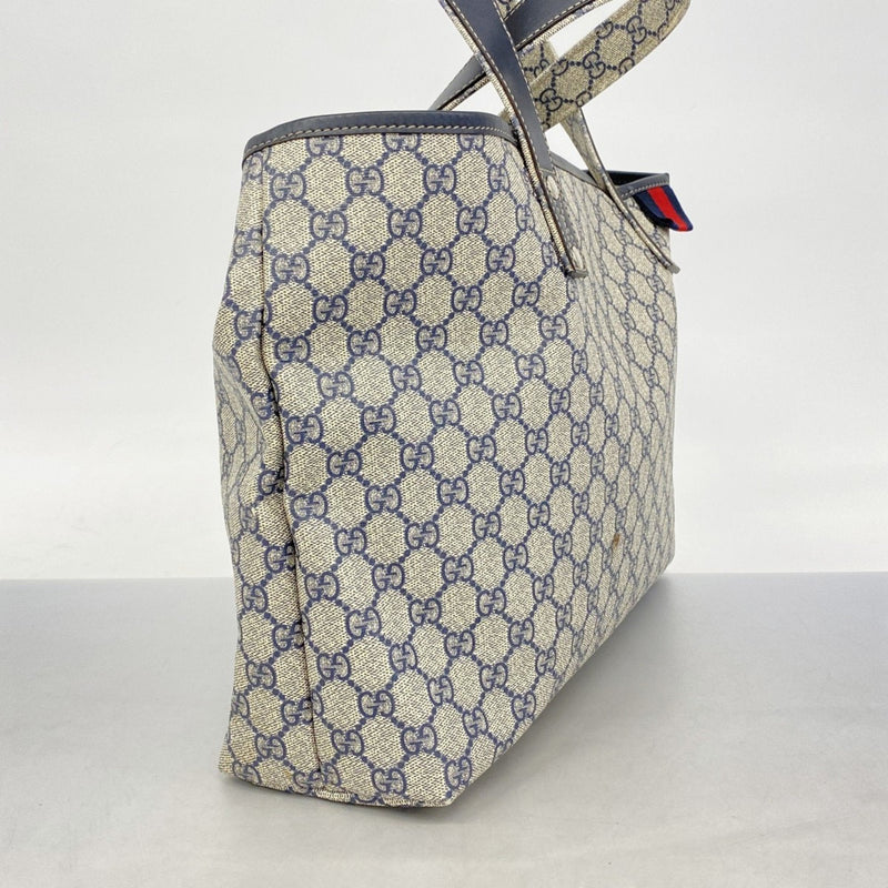 Web Loop Tote Gg Coated Canvas Medium