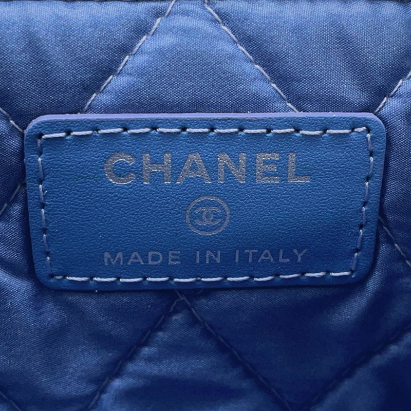 Double Zip Clutch With Chain Quilted