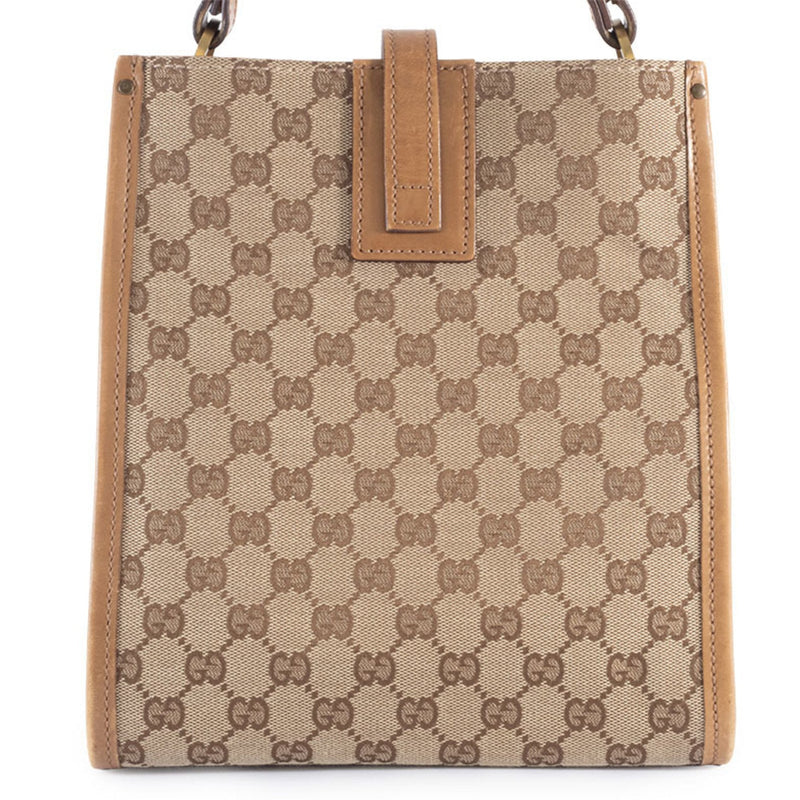 Web Strap Zip Messenger Bag Gg Canvas