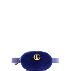 Gg Marmont Belt Bag Matelasse Velvet