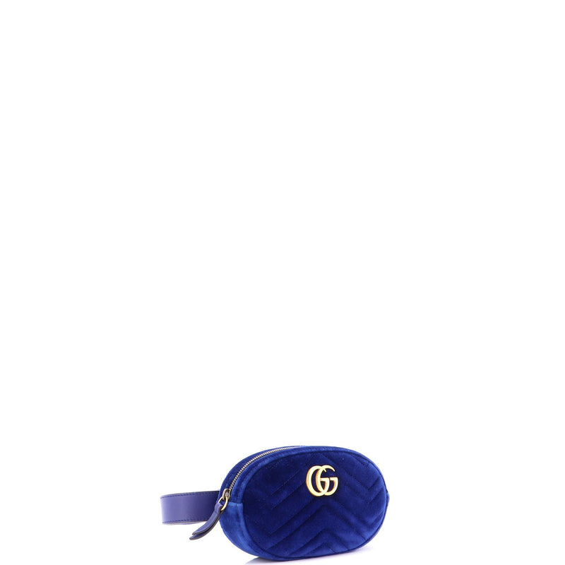 Gg Marmont Belt Bag Matelasse Velvet