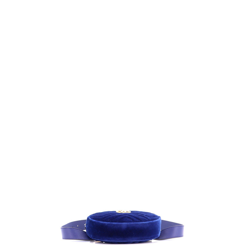 Gg Marmont Belt Bag Matelasse Velvet