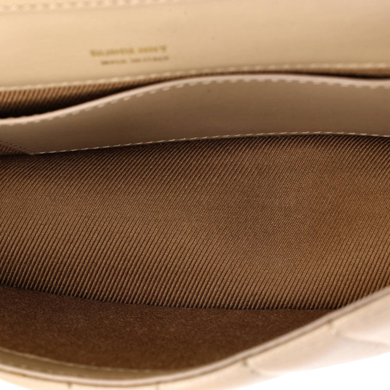 Lola Clutch On Chain Quilted Leather