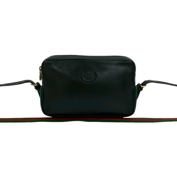 Tonal Double G Shoulder Bag Leather