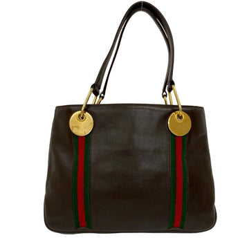 Dahlia Web Tote Leather Medium