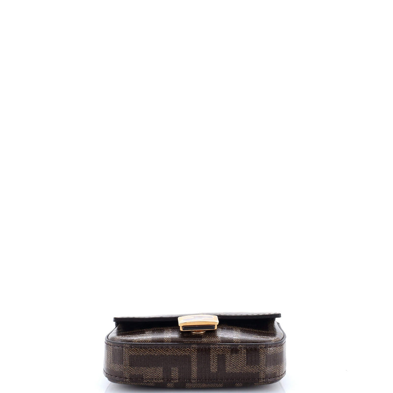 Chain Baguette Charm Bag Zucca Coated