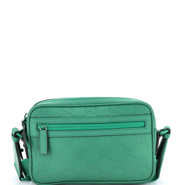 Front Zip Crossbody Gg Rubber Effect