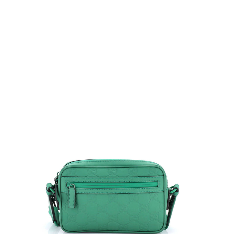 Front Zip Crossbody Gg Rubber Effect