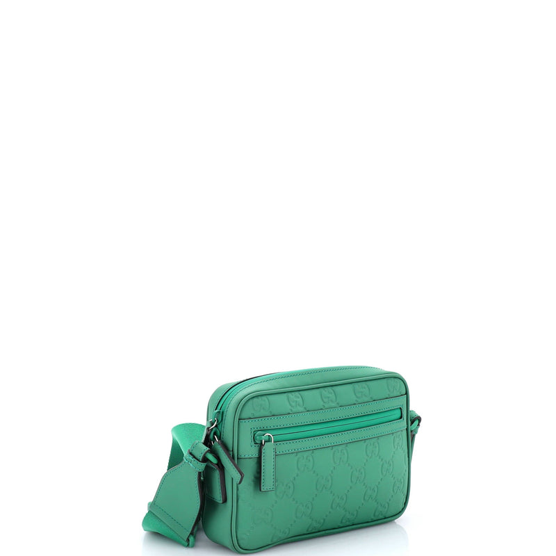 Front Zip Crossbody Gg Rubber Effect