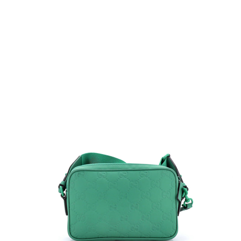 Front Zip Crossbody Gg Rubber Effect