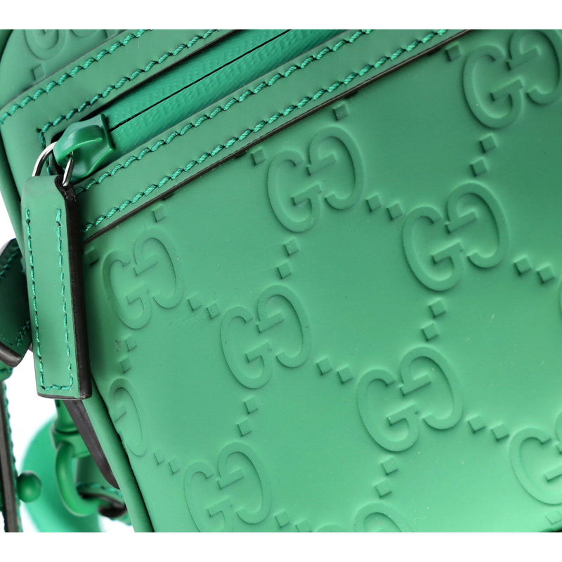 Front Zip Crossbody Gg Rubber Effect