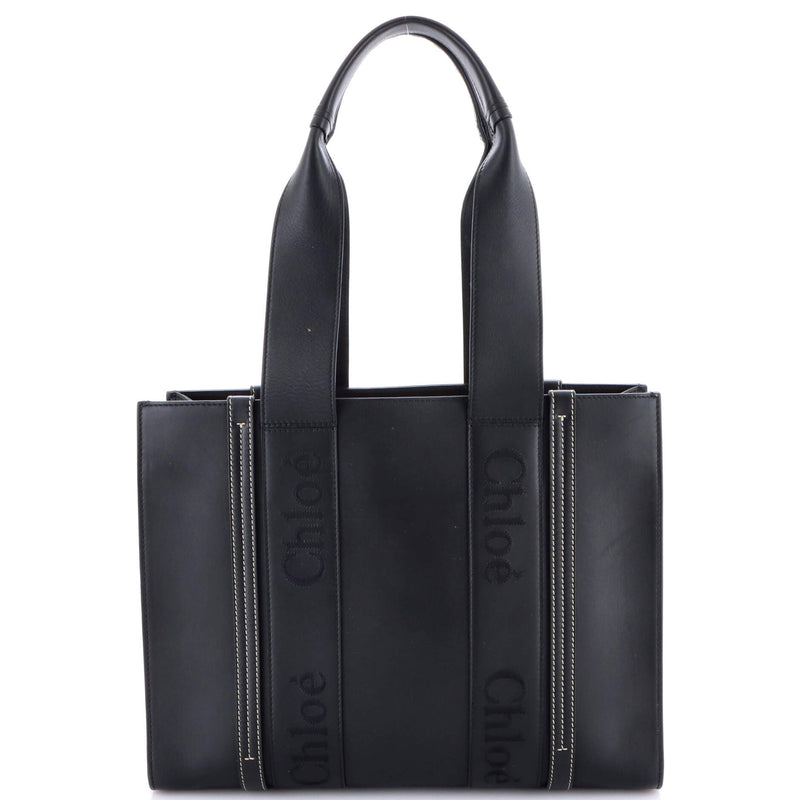 Woody Tote Leather Medium