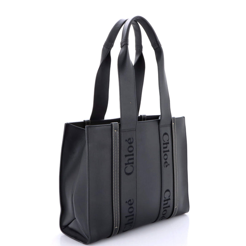 Woody Tote Leather Medium