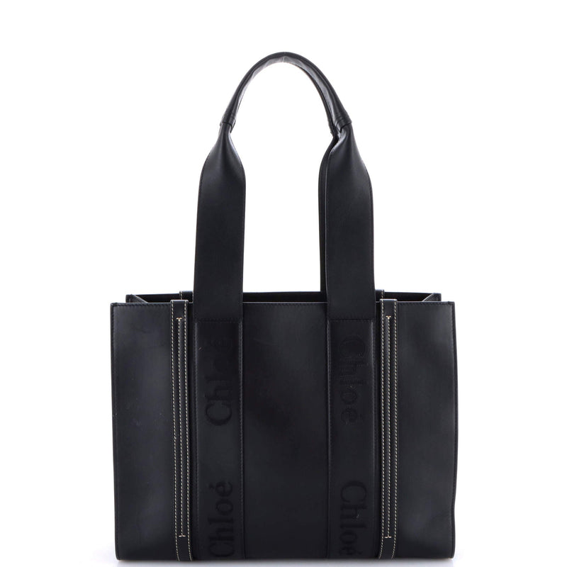 Woody Tote Leather Medium