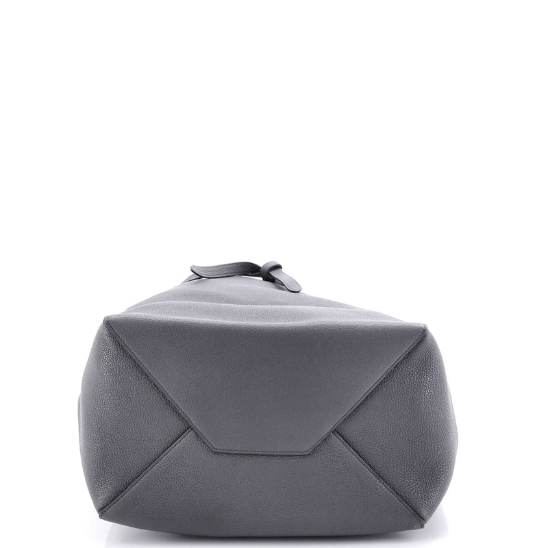 Phantom Tie Cabas Tote Leather Small