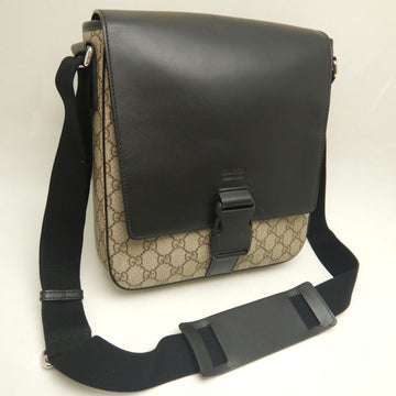 Buckle Flap Messenger Bag Gg Coated