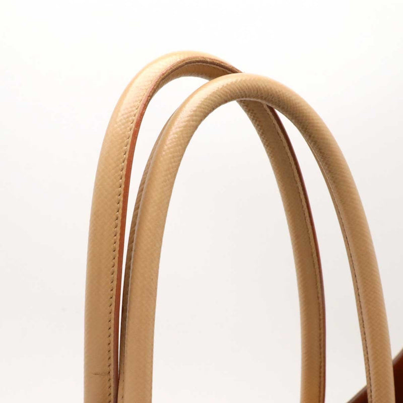 Cuir Double Tote Saffiano Leather Medium