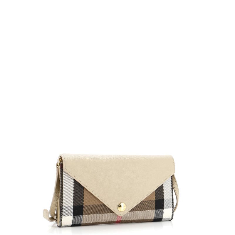 Hannah Envelope Wallet On Strap Leather