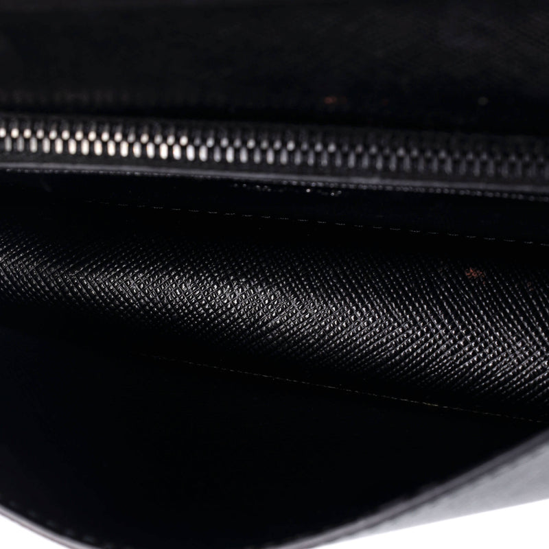 Chain Wallet Crossbody Saffiano Leather