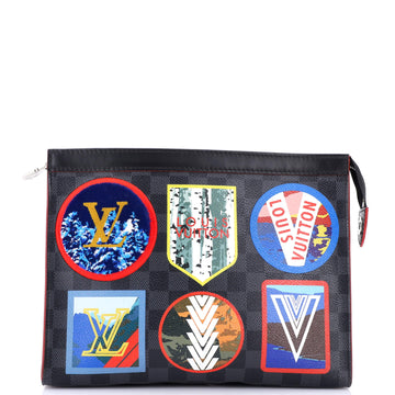 Pochette Voyage Alps Patches Damier