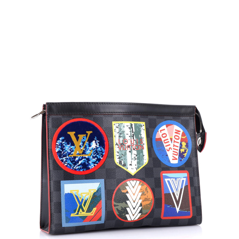 Pochette Voyage Alps Patches Damier