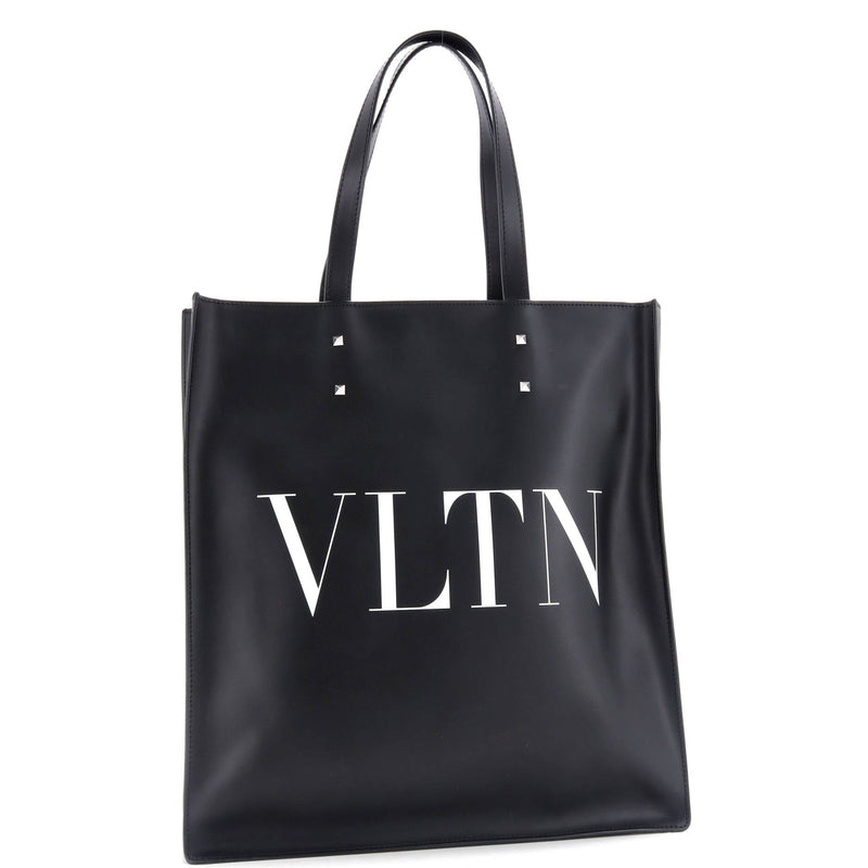 Vltn Rockstud Shopping Tote Printed