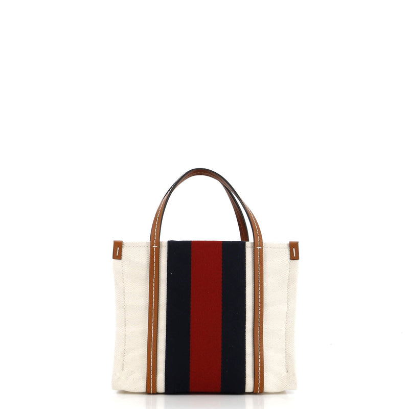 Interlocking G Web Tote Canvas Mini