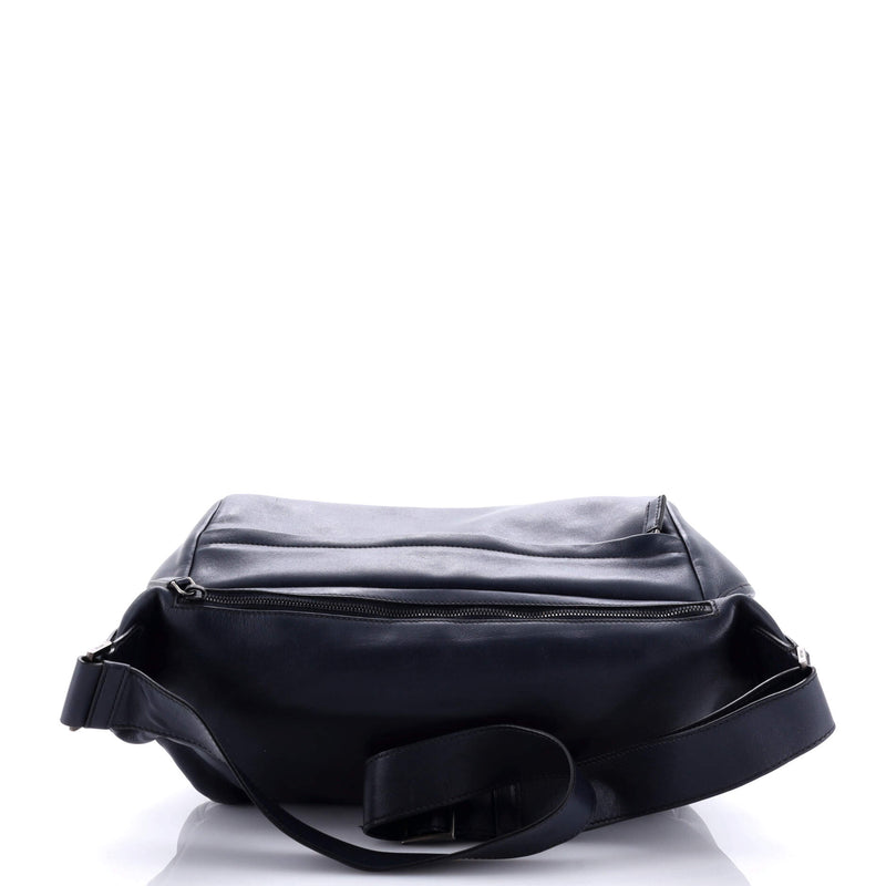 Double Buckle Flap Camera Bag Soft Calf