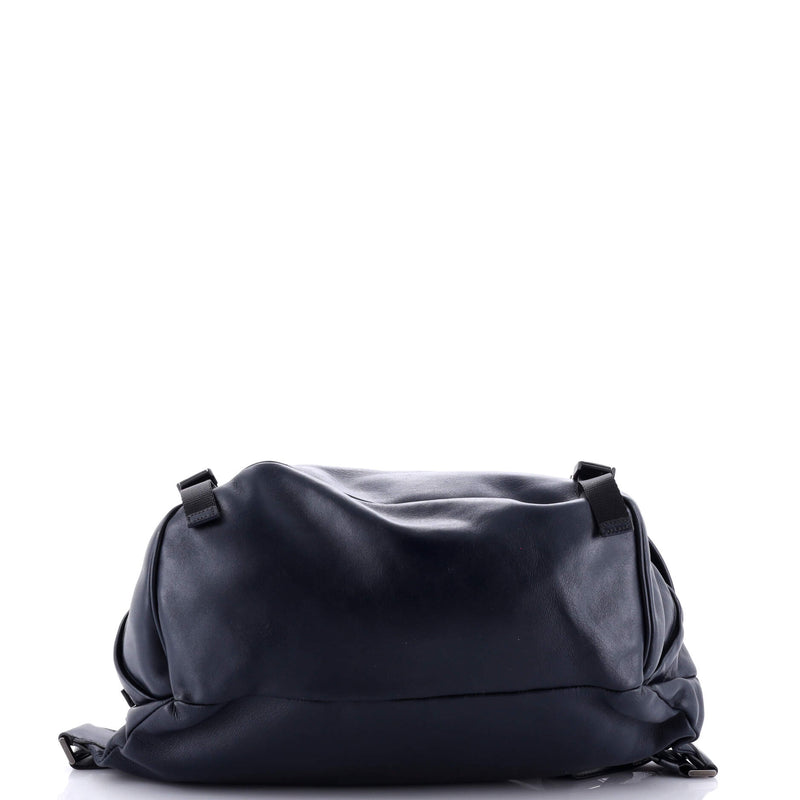 Double Buckle Flap Camera Bag Soft Calf