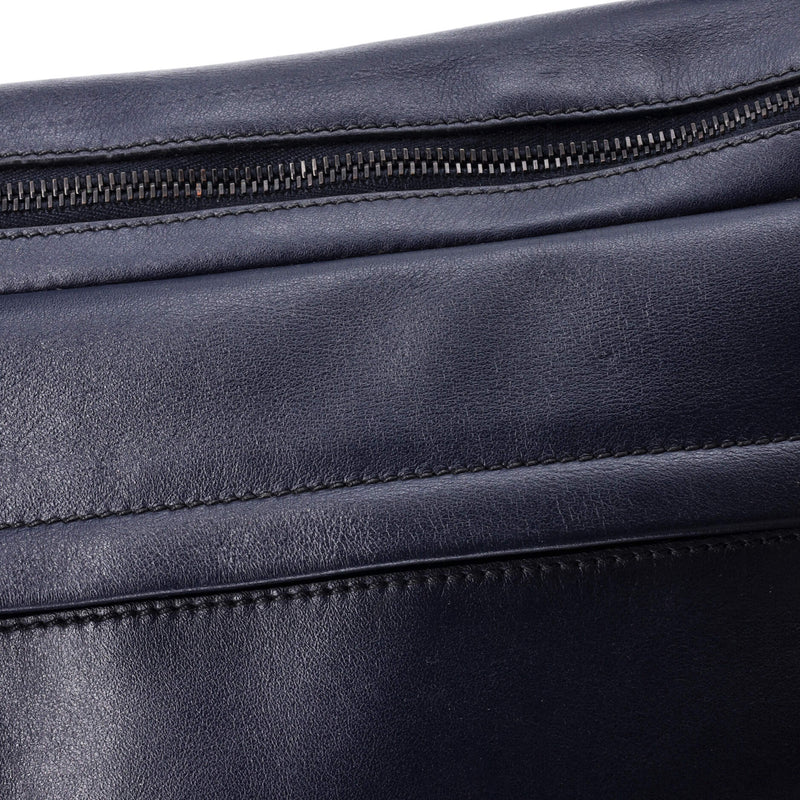 Double Buckle Flap Camera Bag Soft Calf