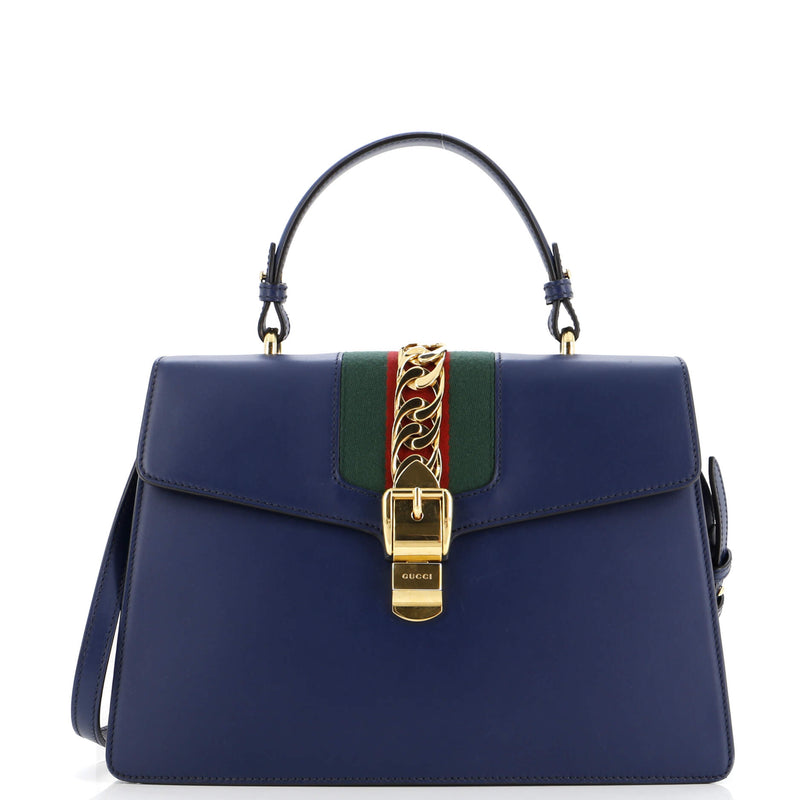 Sylvie Top Handle Bag Leather Medium