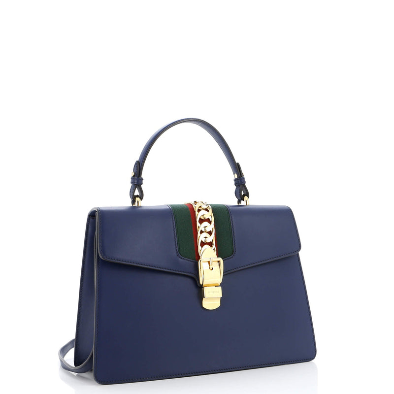 Sylvie Top Handle Bag Leather Medium