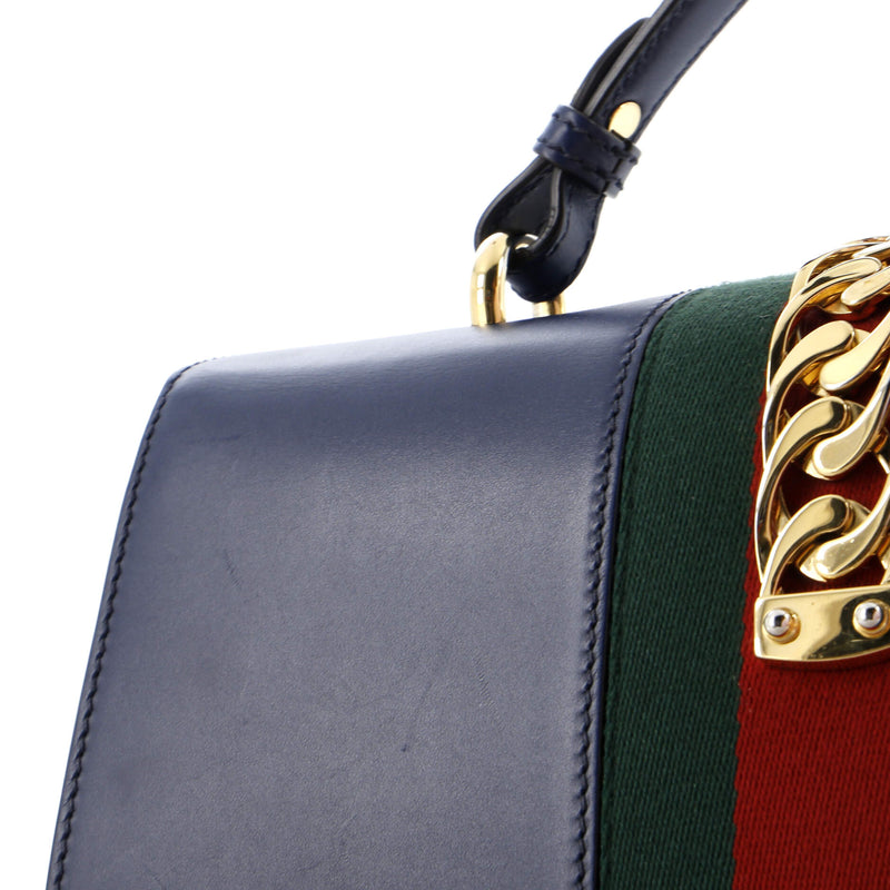 Sylvie Top Handle Bag Leather Medium