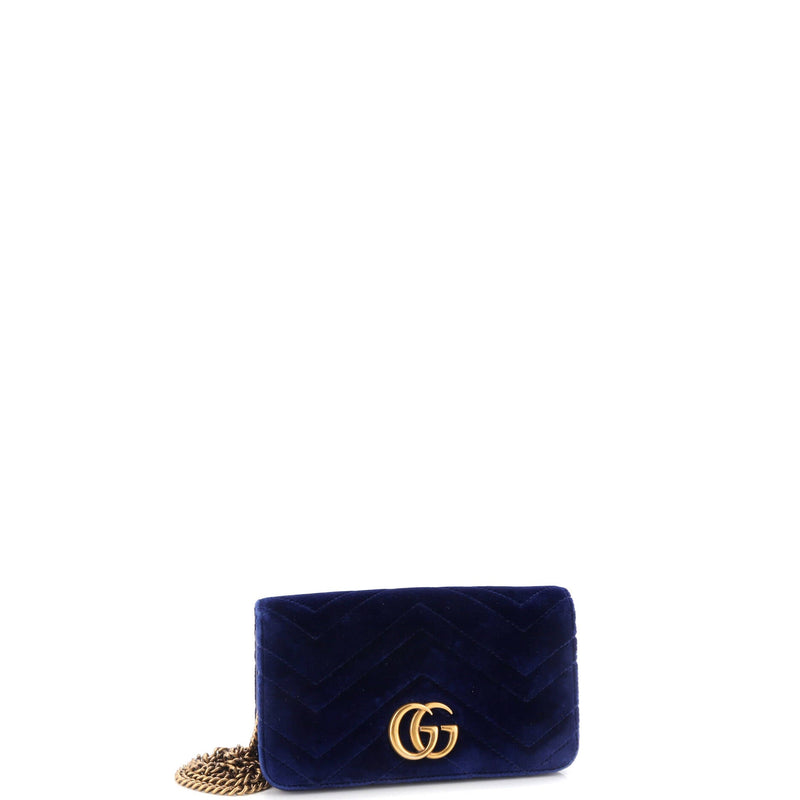 Gg Marmont Chain Flap Bag Matelasse