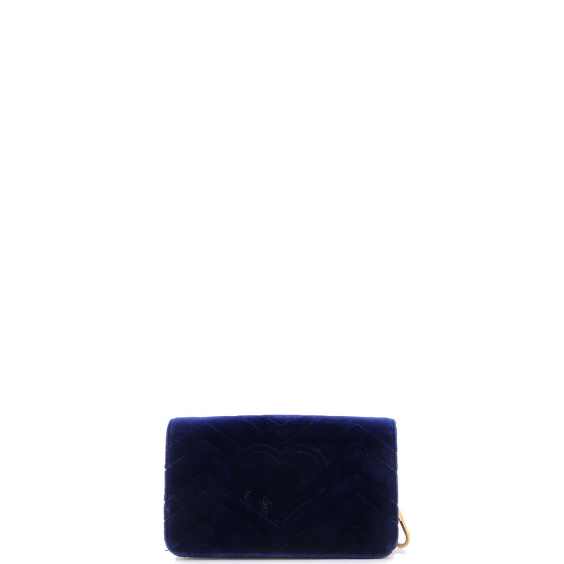 Gg Marmont Chain Flap Bag Matelasse