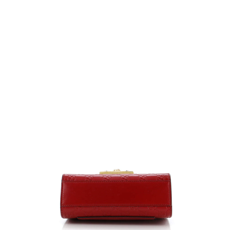 Padlock Shoulder Bag Guccissima Leather