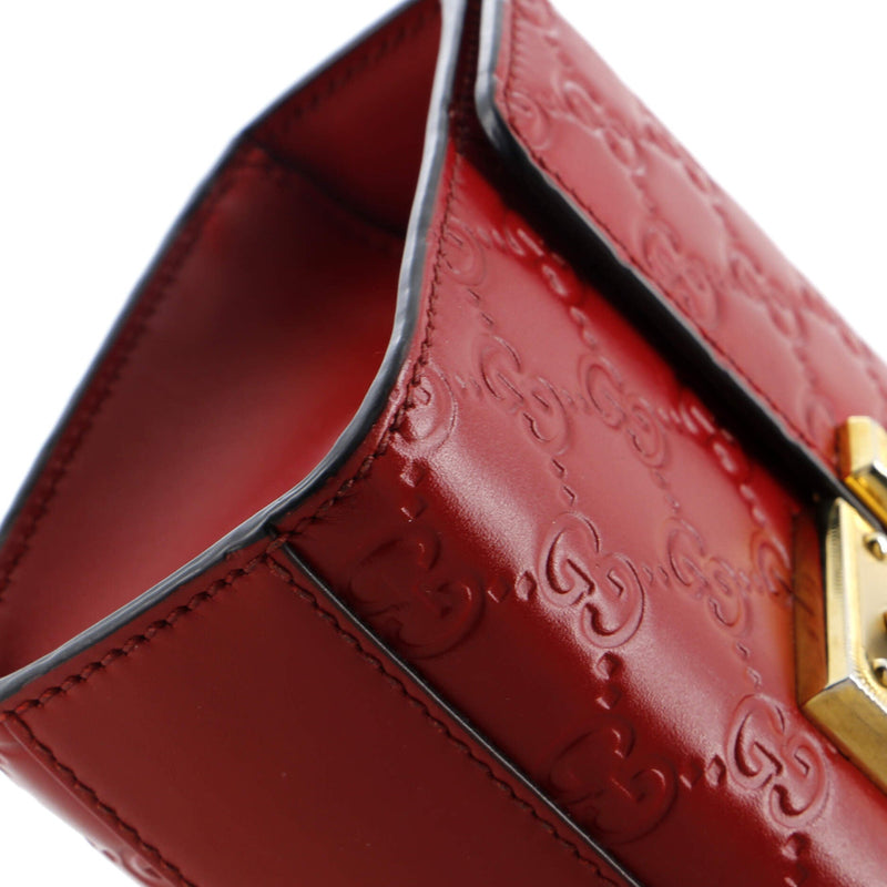 Padlock Shoulder Bag Guccissima Leather