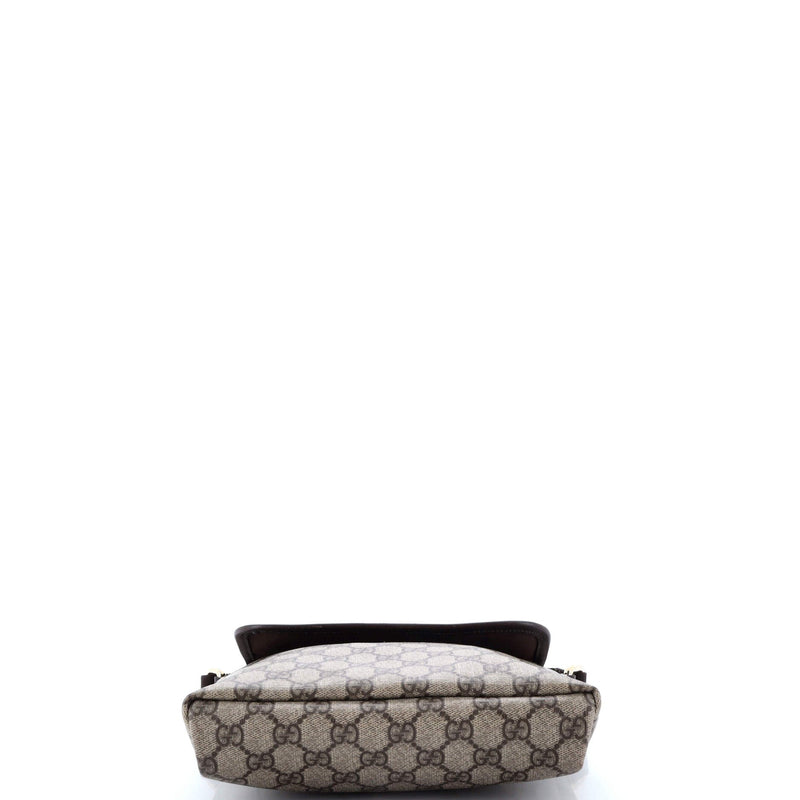Flap Messenger Gg Coated Canvas Small