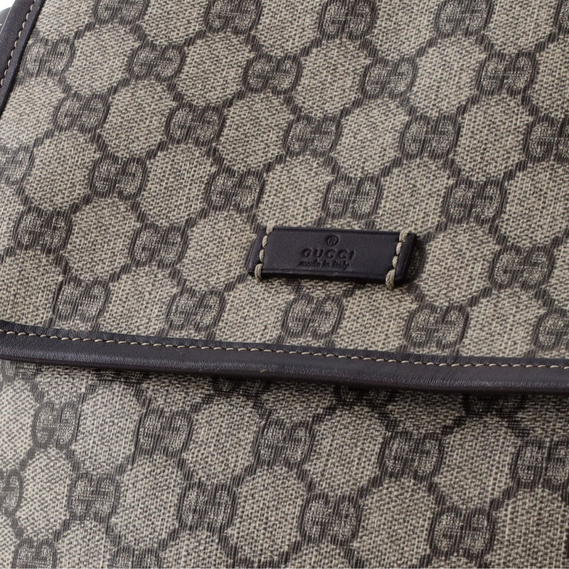 Flap Messenger Gg Coated Canvas Small