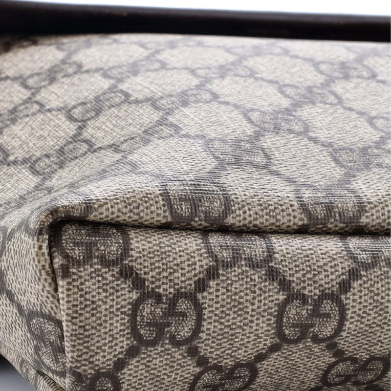 Flap Messenger Gg Coated Canvas Small