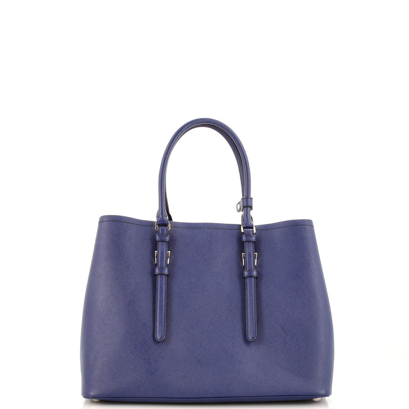 Belted Strap Cuir Double Tote Saffiano