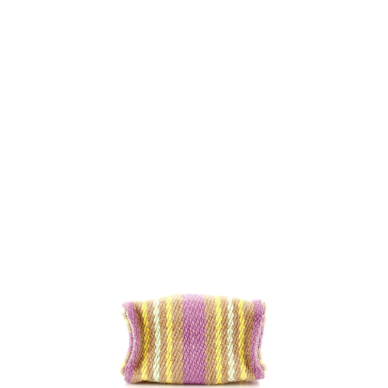 Logo Vertical Tote Jute Super Mini