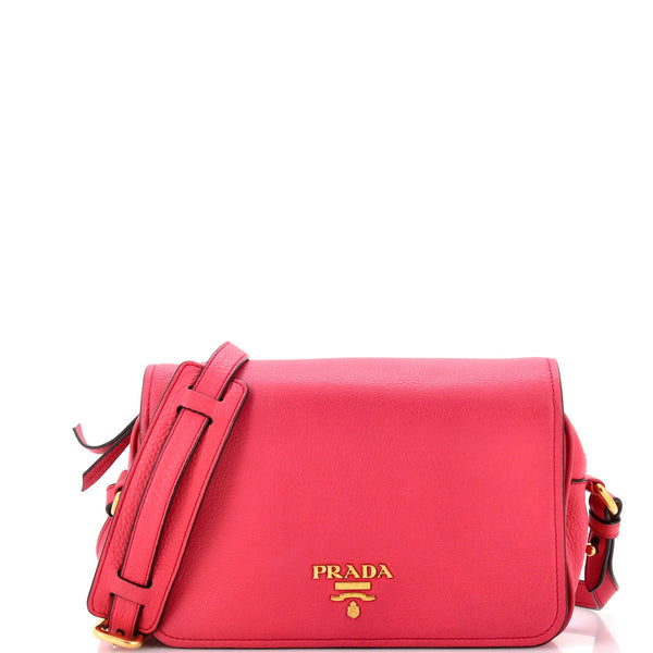 Flap Zip Crossbody Bag Vitello Phenix