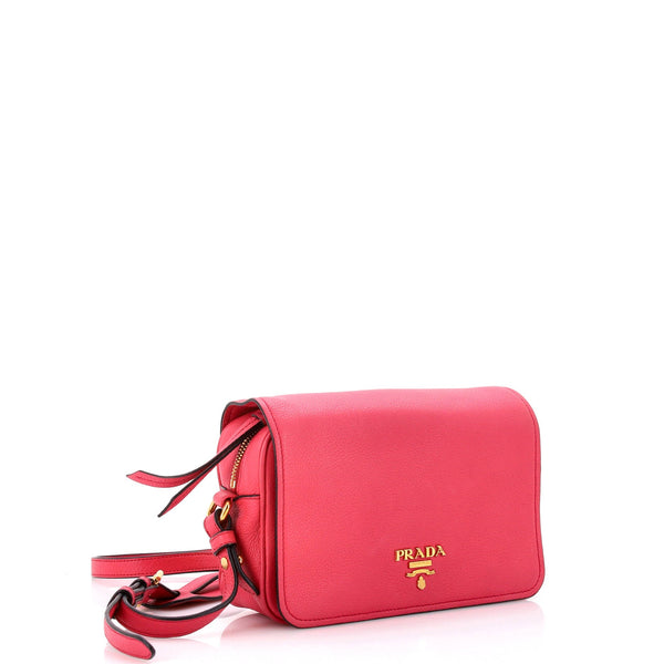 Flap Zip Crossbody Bag Vitello Phenix