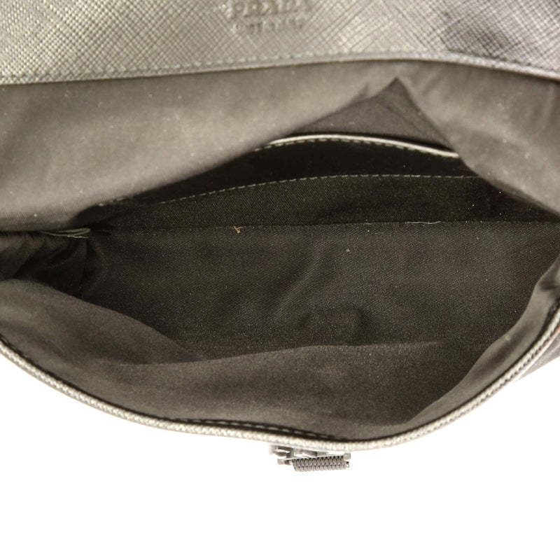 Buckle Flap Crossbody Bag Re-Nylon And