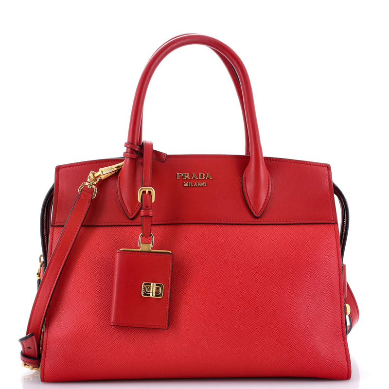 Esplanade Tote Saffiano With City Calf
