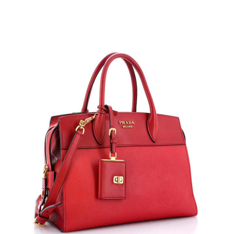 Esplanade Tote Saffiano With City Calf