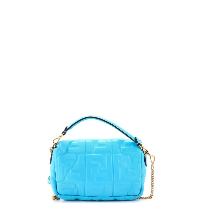 Baguette Nm Bag Zucca Embossed Leather